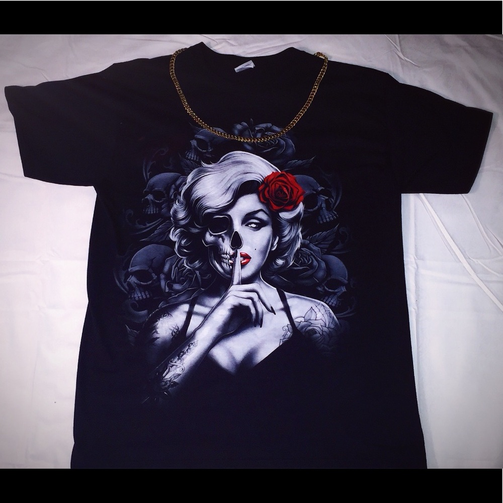 New Half Dead Marilyn Monroe Men’s T-shirt